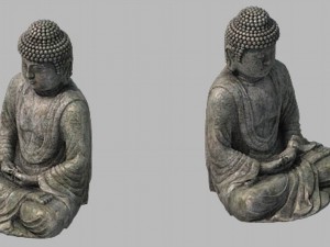 religion - statues - buddha 2 3D Model
