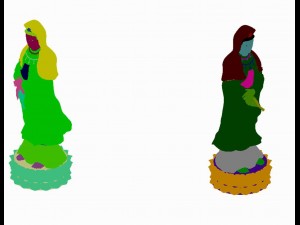 religion - statues - guanyin 3D 模型
