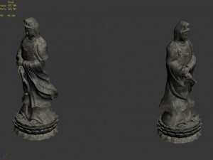 religion - statues - guanyin 3D 模型