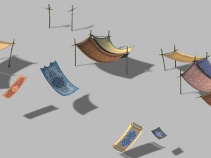 rocking mountain - stone - long body 01 3D Model