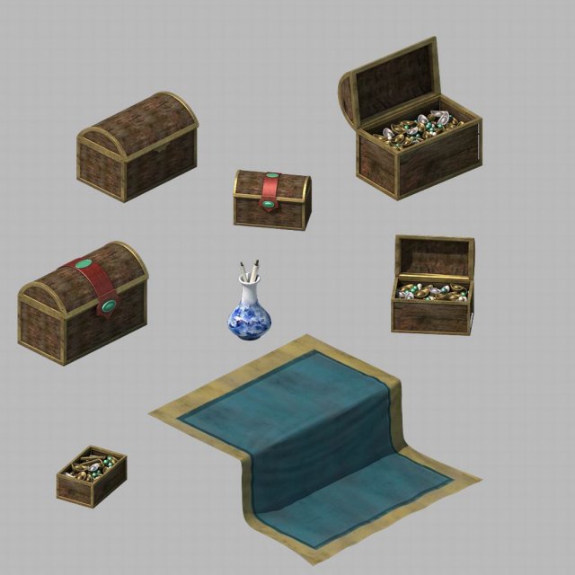 forging - ingot - treasure 3D 모델 .c4d .max .obj .3ds .fbx .stl .blend 