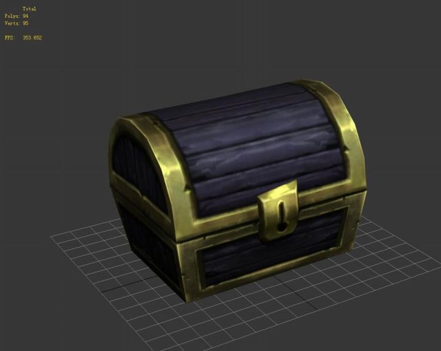 nightmare bay - treasure chest 3D 模型 .c4d .max .obj .3ds .fbx .stl .blend