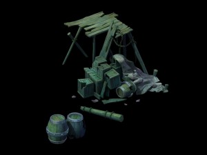nightmare gulf - debris pile 02 Modelo 3D