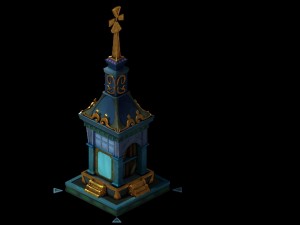 small shrine dedicated to the scroll Modèle 3D