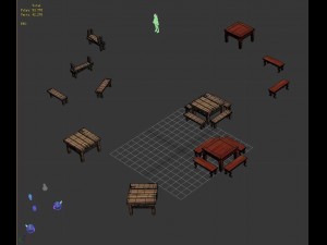 ancient capital buildings - the capital city table 3Dモデル