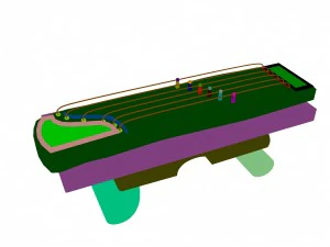 ancient instruments - piano 3D Model