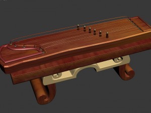 ancient instruments - piano 3D 模型