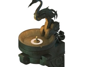 prehistoric underground palace may - wall candlestick 01 Modelo 3D
