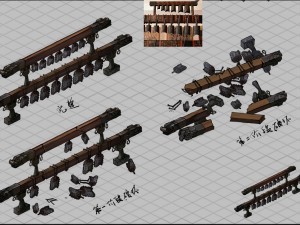 prehistoric underground palace - bronze - bells 01 3D मॉडल