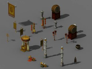皇宫 - 装饰品 071 3D 模型