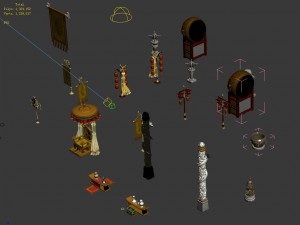 royal palace - decorative objects 071 3D Model