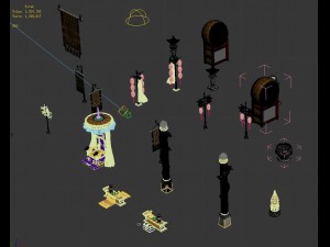 royal palace - decorative objects 071 3D Model
