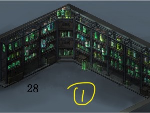 church hospital - specimen rack 01 3D Model