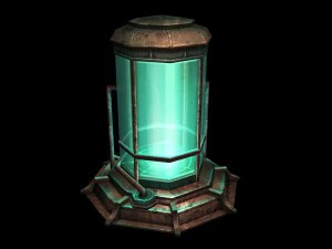 church hospital - specimen container 01 3D Model