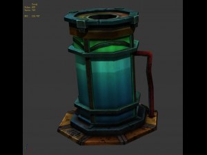 church hospital - specimen container 02 3D Model