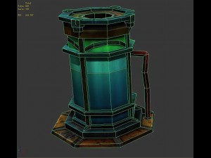 church hospital - specimen container 02 3D Model