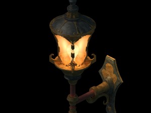 church hospital - bed lights 01 3D 모델