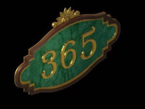 church hospital - bedboards 3D Model