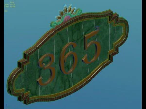 church hospital - bedboards 3D Model