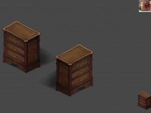 church hospital - nightstand 01 Modello 3D