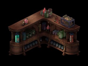 church hospital - chemical holder 03 3D Model