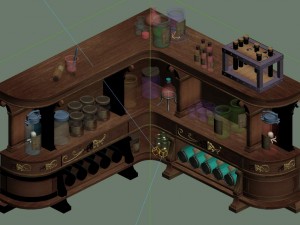 church hospital - chemical holder 03 3D Model