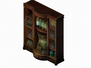 church hospital - chemical holder 04 Model 3D