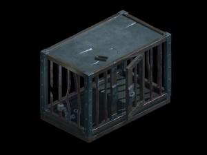 church hospital - sleepy cage 02 3D Model