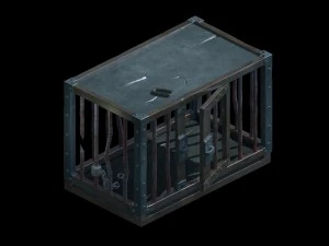 ospedale della chiesa - gabbia addormentata 02 Modello 3D