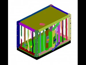 church hospital - sleepy cage 02 3D Model