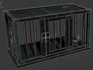church hospital - cage 01 3D Model