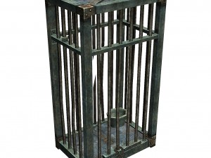 church hospital - cage 02 3D Model