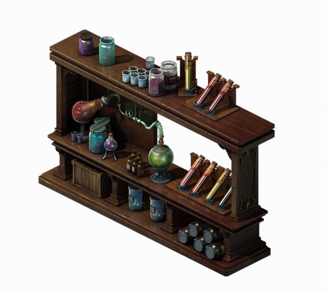 church hospital - utensils rack 01 Model 3D .c4d .max .obj .3ds .fbx .stl .blend 