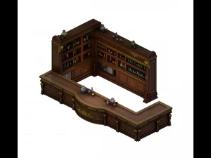 Церковная больница - возьмите Тайвань 3D Модель