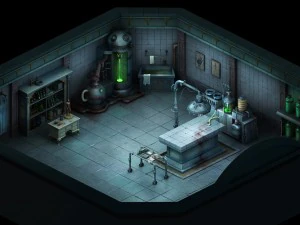 ospedale della chiesa - sala operatoria 01 Modello 3D