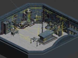 church hospital - operating room 01 3D Model