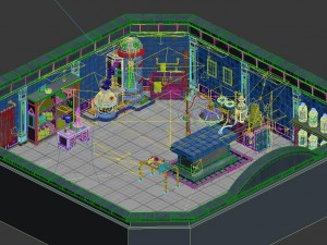 church hospital - operating room 01 3D Model