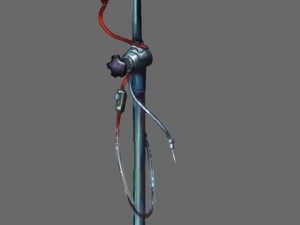 church hospital - infusion drip 3D मॉडल