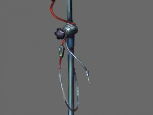 church hospital - infusion drip 3D Model