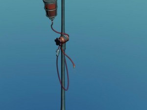 church hospital - infusion drip 3D मॉडल