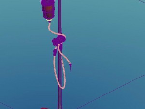 church hospital - infusion drip 3D मॉडल
