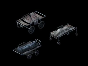 church hospital - the morgue 01 3D Model