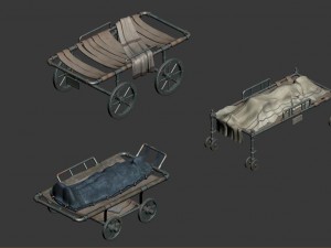 church hospital - the morgue 01 3D 모델