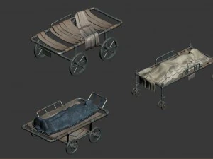 church hospital - the morgue 01 3D Model