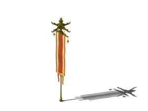 restaurant flagpoles 11 3D Model