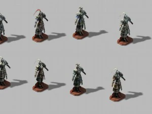 estante de armadura 11 Modelo 3D