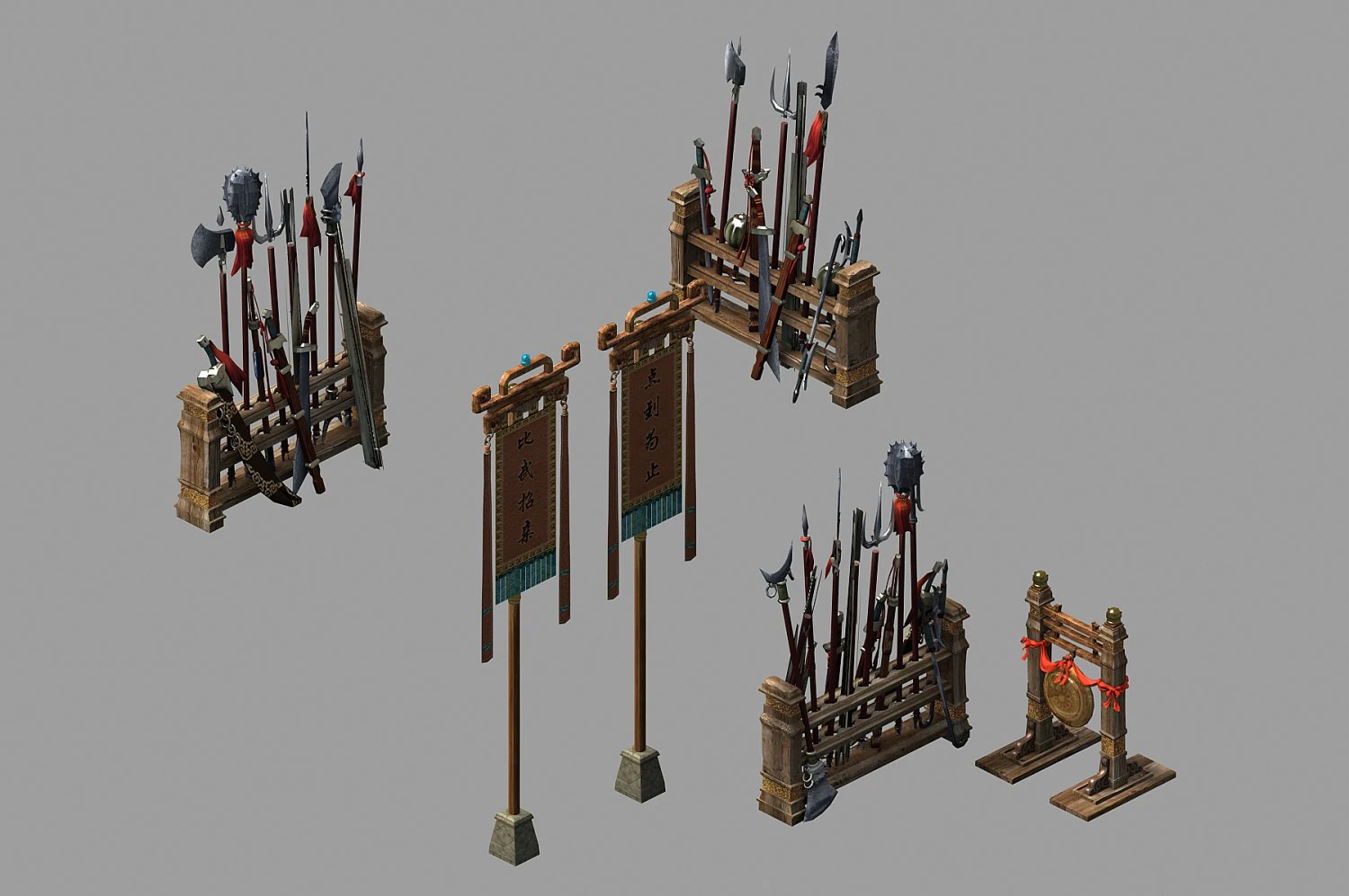 ring - rack 3D Model .c4d .max .obj .3ds .fbx .stl .blend 