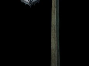howling highlands - lights - wooden bar 01 3D Model