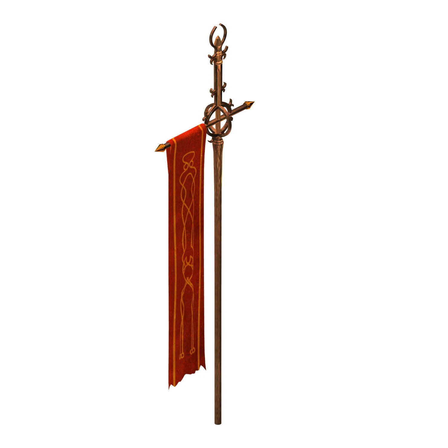muslim - banner 03 3D Model .c4d .max .obj .3ds .fbx .stl .blend
