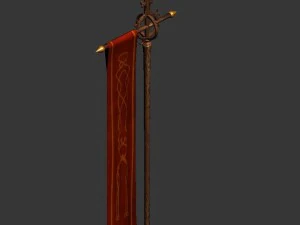 muslim - banner 03 3D Model